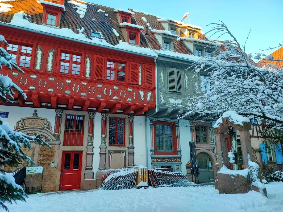 La Maison Bleue, A 20 Mn De Strasbourg, Sur La Route Des Vins, Jusqu'A 6 Personnes, Selestat Exterior photo